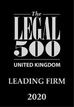 The Legal 500 - United Kingdon - Leading Firm 2020